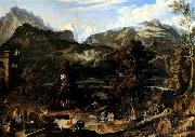 Joseph Anton Koch The Upland near Bern painting